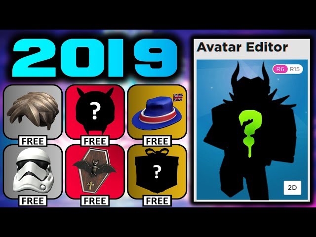 How To Get Free Accessories On Roblox - the avatar editor roblox