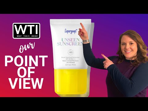 Supergoop! Unseen Sunscreen - WTI product video review