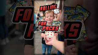 ROLL THE DICE AND WIN FREE POKEMON PACKS! #pokemonpacks #pokemontcg #challenge #cardshow #dice #tcg
