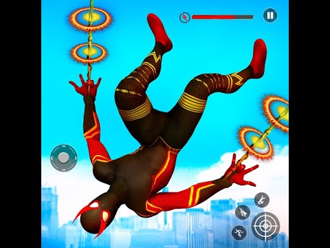 Black Spider Superhero Games: Rescue Animal - Mode-1