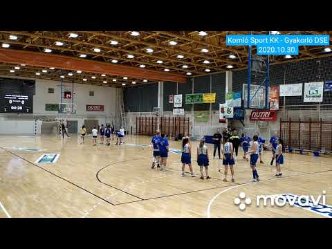 Horváth Judit Amatőr Női Bajnokság  Komló Sport KK - Gyakorló DSE 71-43  2020. október 30.