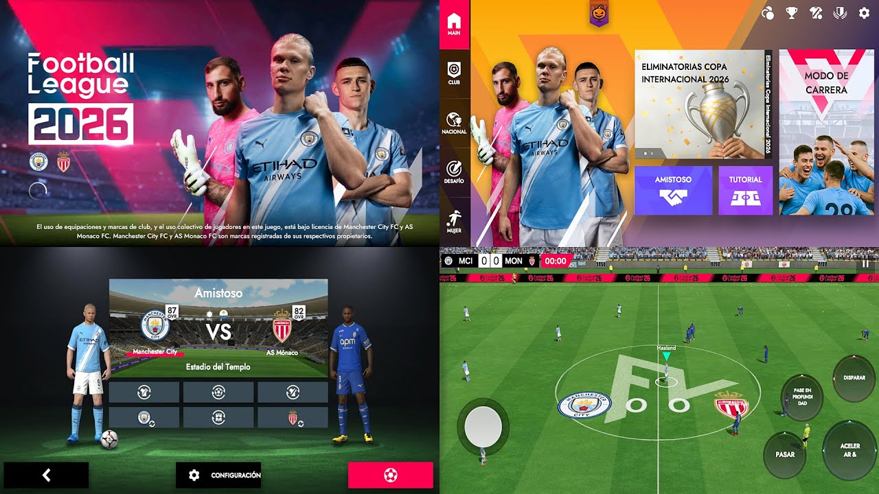 INCREIBLE! FOOTBALL LEAGUE 2026 PRIMERAS LICENCIAS OFICIALES, ESTADIOS, MODO MANAGER Y GRAFICOS HD