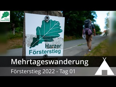 Harzer Försterstieg 2022 (60KM) Tag 01 - Goslar bis Heimberg | Mehrtageswanderung