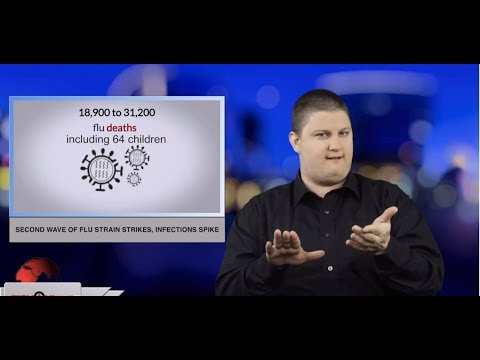 Second wave of flu strain strikes, infections spike (ASL - 3.9.19)