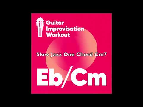 Slow Jazz One Chord Backing Track in Cm7