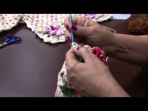 Mulher.com 19/02/2015 Vitória Quintal - Tapete em crochê Parte 2/2