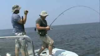 preview picture of video 'New Orleans Fishing Charters - Fun Day of Fishing in March'