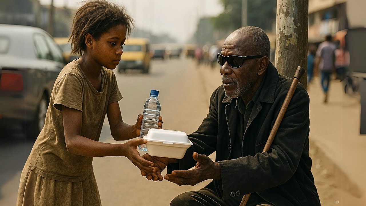 A Homeless Girl Gave Her Food To A Blind Beggar, Unaware He's A Billionaire CEO #africanfolktales