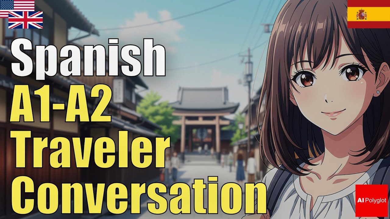 Spanish A1-A2 Tourist Conversation | Natural Listening | Must-Know