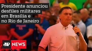 Bolsonaro chama governantes estrangeiros para atos em 7 de setembro