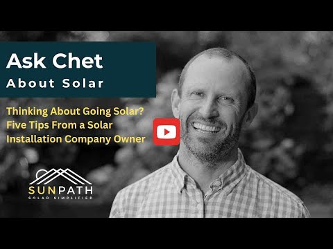5 Tips for Going Solar!