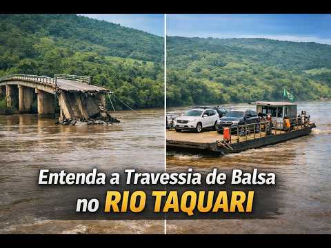 Entenda a Travessia de Balsa no Rio Taquari