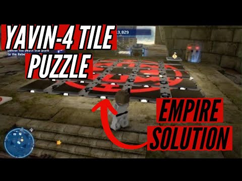 LEGO Star Wars: The Skywalker Saga - Yavin-4 Tile Puzzle EMPIRE *SOLVED*