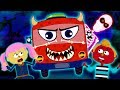 Wheels On The Bus Go Round Scary Songs For Kids Spooky Bus Ride For Kids Teehee Town