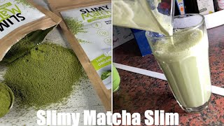 Slimy Matcha Slim – Drink Latte Mix - kurbelt den Stoffwechsel an, fördert Fettverbrennung und Detox