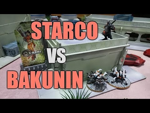 Infinity REINFORCEMENTS Battle Report - StarCo v Bakunin (Frontline)