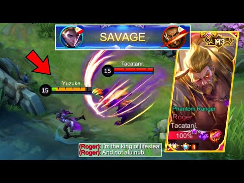 Yuzuke Vs Top Global Roger | Lifesteal Hack Vs Insane Attack Speed! | Who is the King of Lifesteal?!