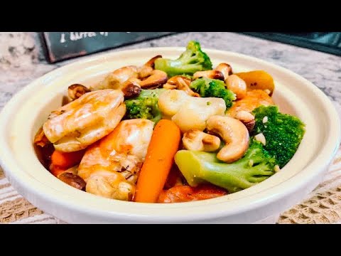 Shrimp and Broccoli with cashews Stir Fry | 10 minutes meal | Stir fry | #asianrecipes #stirfry