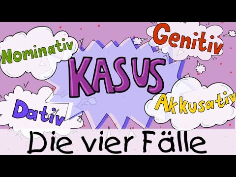 🔠 Die vier Fälle || Kinderlieder zum Lernen