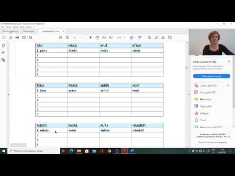 Kurs języka czeskiego - Lekcja 23 -  Dopełniacz
