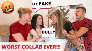 Bullying Other Youtubers To See How My Girlfriend Reacts *EPIC PRANK* | Andrea &amp; Lewis
