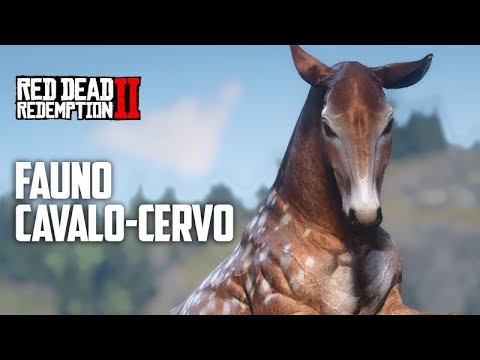 Domando o FAUNO, o mítico CAVALO - CERVO - Red Dead Redemption 2