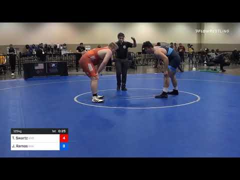 125 Kg Consolation Terren Swartz Wyoming Wrestling RTC Vs Justin Ramos San Francisco Wrestling Clu