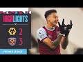 Wolves 2 3 West Ham Lingard Scores Spectacular Solo Goal Premier League Highlights
