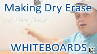 How to Make Dry Erase Whiteboards the easy way | DIY Whiteboard