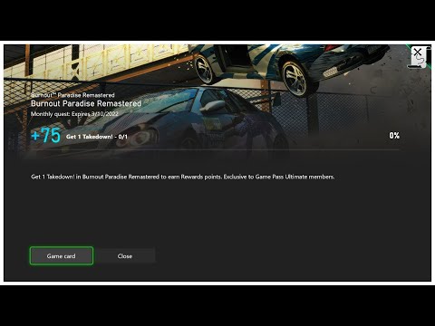 Burnout Paradise Remastered 🏆 Xbox GamePass - Monthly Quest (September ´22)