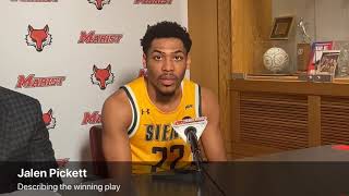 Siena basketball beats Marist at buzzer