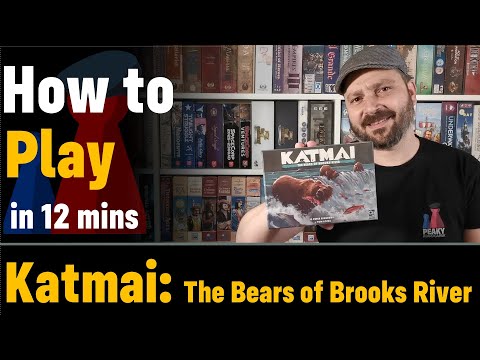 How to play Katmai : The bears of Brook River + Visuals - Peaky Boardgamer