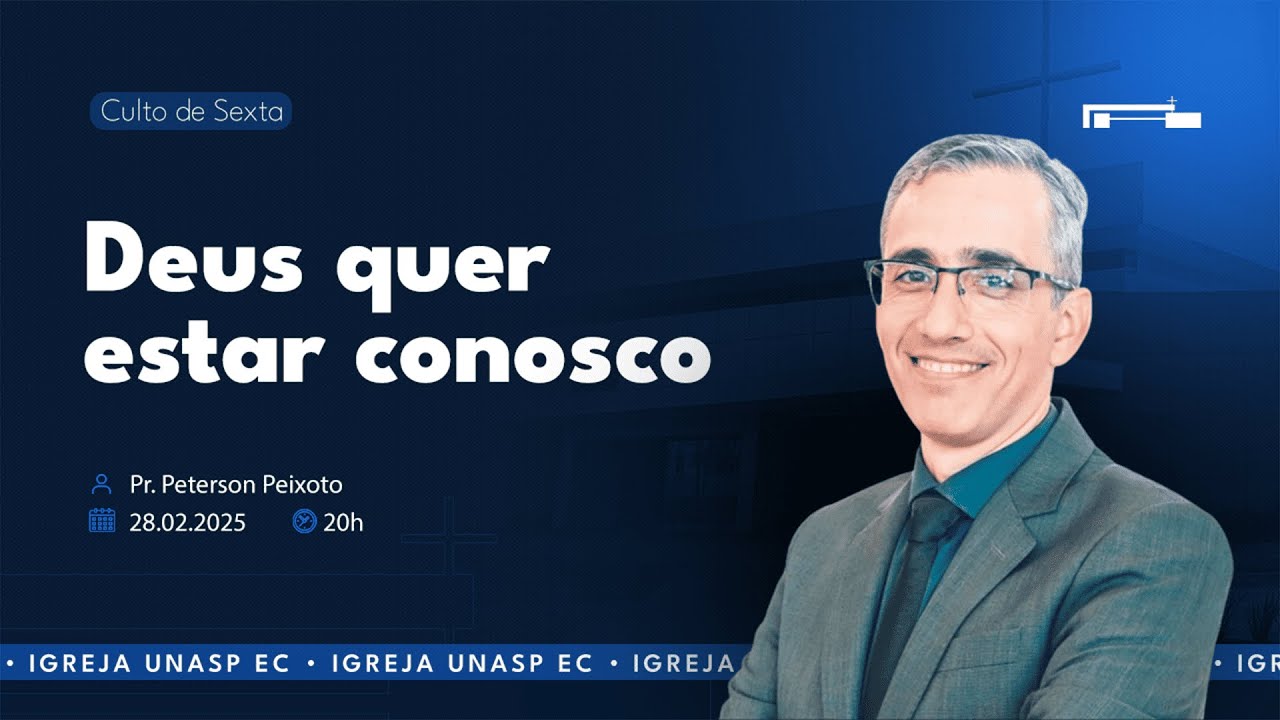 🔵 Deus quer está Conosco l Pr. Peterson Peixoto