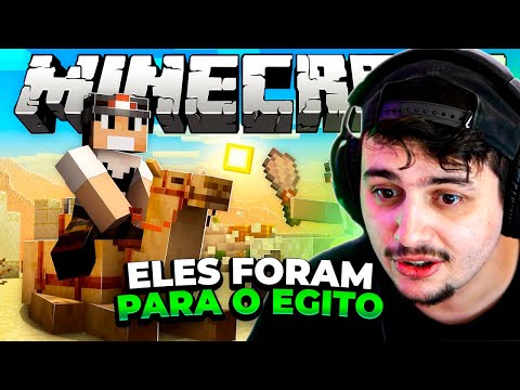 GABE REAGINDO Os Arqueólogos do EGITO - Minecraft Em busca da casa automática #355