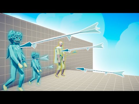 ICE ARCHER PINNING EVERY ARMY TO THE WALL - TABS | Totally Accurate Battle Simulator 2022