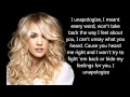 Unapologize - Carrie Underwood