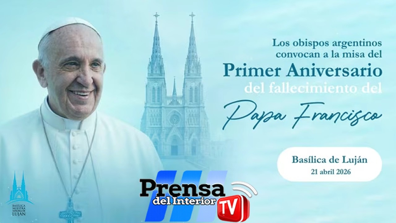 EN VIVO: Misa por el Papa Francisco desde Luján, 1° aniversario de su fallecimiento