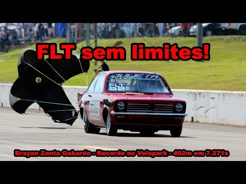 Chevette FLT - Brayan Zonta Gabardo - 402m em 7.271s! Recorde no Velopark.
