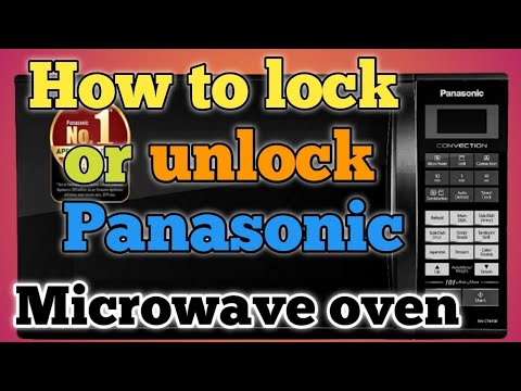 Panasonic Microwave Child Lock On/Off | Easy English Guide