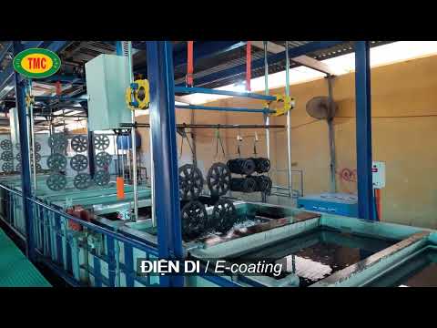 DÂY CHUYỀN SƠN ĐIỆN DI TỰ ĐỘNG - ROBOT NÂNG HẠ