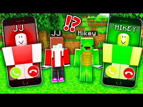 Roblox Noob vs Mikey: CALLING IN MINECRAFT
