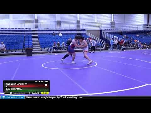 285 Lbs Cons. Semi - Enrique Morales, IL Vs Cal Chapman, MI Fdce