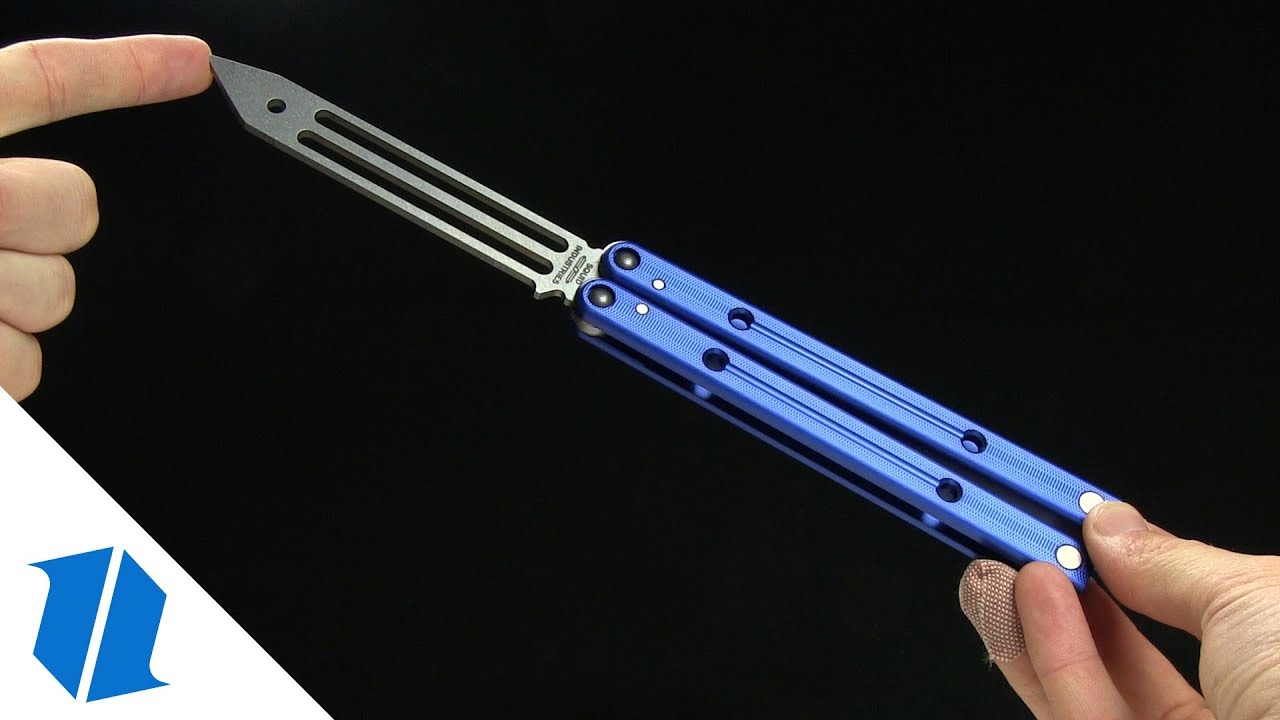 Squid Industries Squidtrainer V3.5 Butterfly Balisong Trainer Blue 