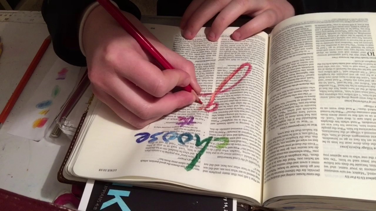 BIBLE ART JOURNALING PAGE Luke 10:38-42