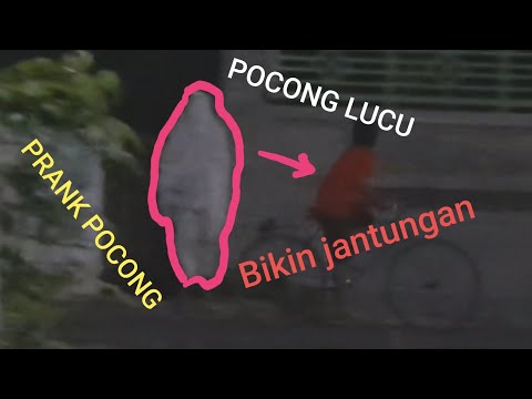PRANK POCONG KOCAK|| BIKIN SAKIT PERUT WKWKWK😂