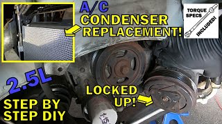 2013-2018 Nissan Altima A/C Compressor & Condenser Replacment (Full A/C Service) [2.5L QR25DE]
