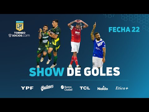 #TorneoSocios | Show de goles de la fecha 22