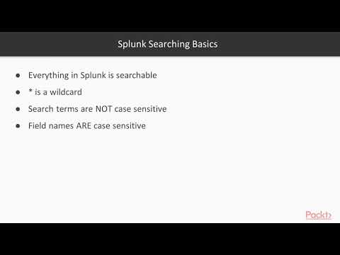 Learning Splunk The Course Overview | packtpub com