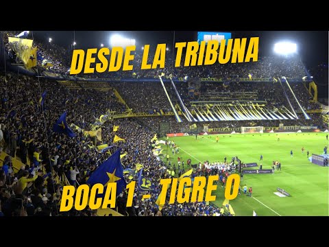 "Boca 1 Tigre 0 | DESDE LA TRIBUNA EN 4K | 2023" Barra: La 12 • Club: Boca Juniors