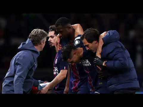 Achraf Hakimi Injured vs Bayern Munich | Luis Díaz Red Card After Tackle